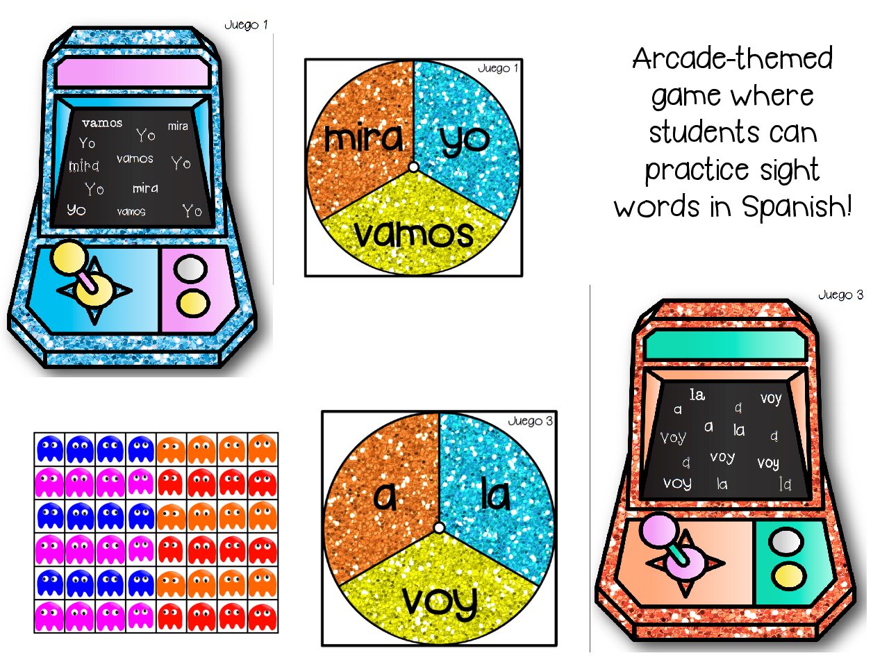 sight-words-game-in-spanish-arcade-theme